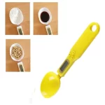 Cuchara Gramera Peso Digital 500g X 0.1g Lcd Color Amarillo