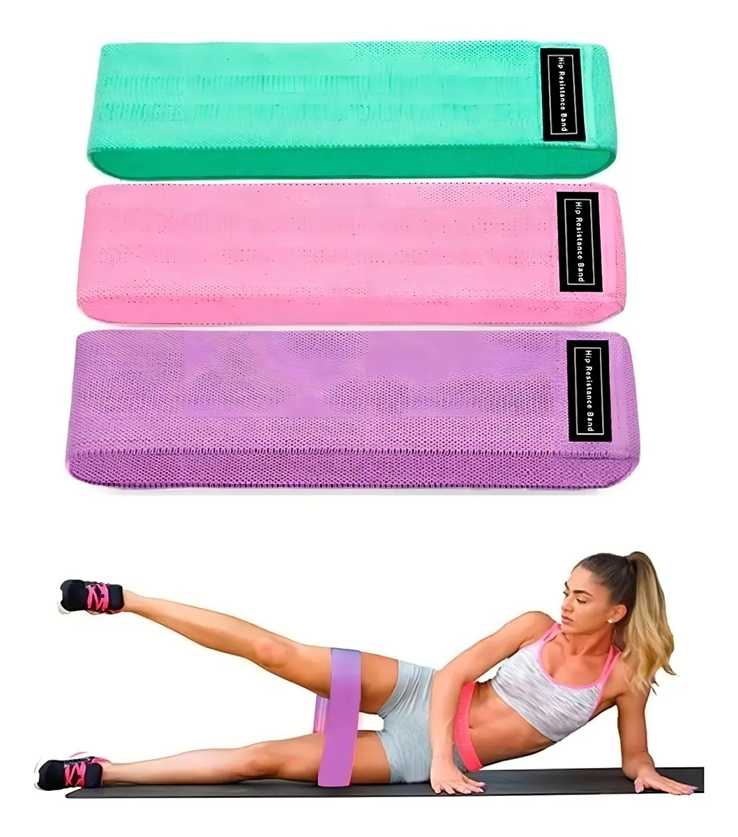 Kit 3 Bandas Ligas Para Hacer Ejercicio Kit 3 Bandas Ligas Para Hacer Ejercicio