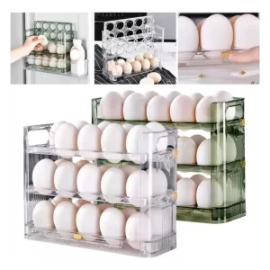 Caja De Almacenamiento Organizadora Para Huevos 30 Puestos