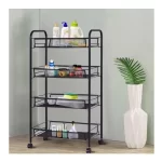 Carrito Almacenamiento Estante Organizador Rodante 4 Niveles