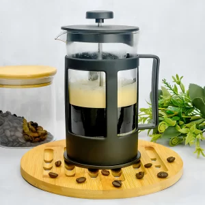 Cafetera De Prensa Francesa De Vidrio Borosilicato De 600