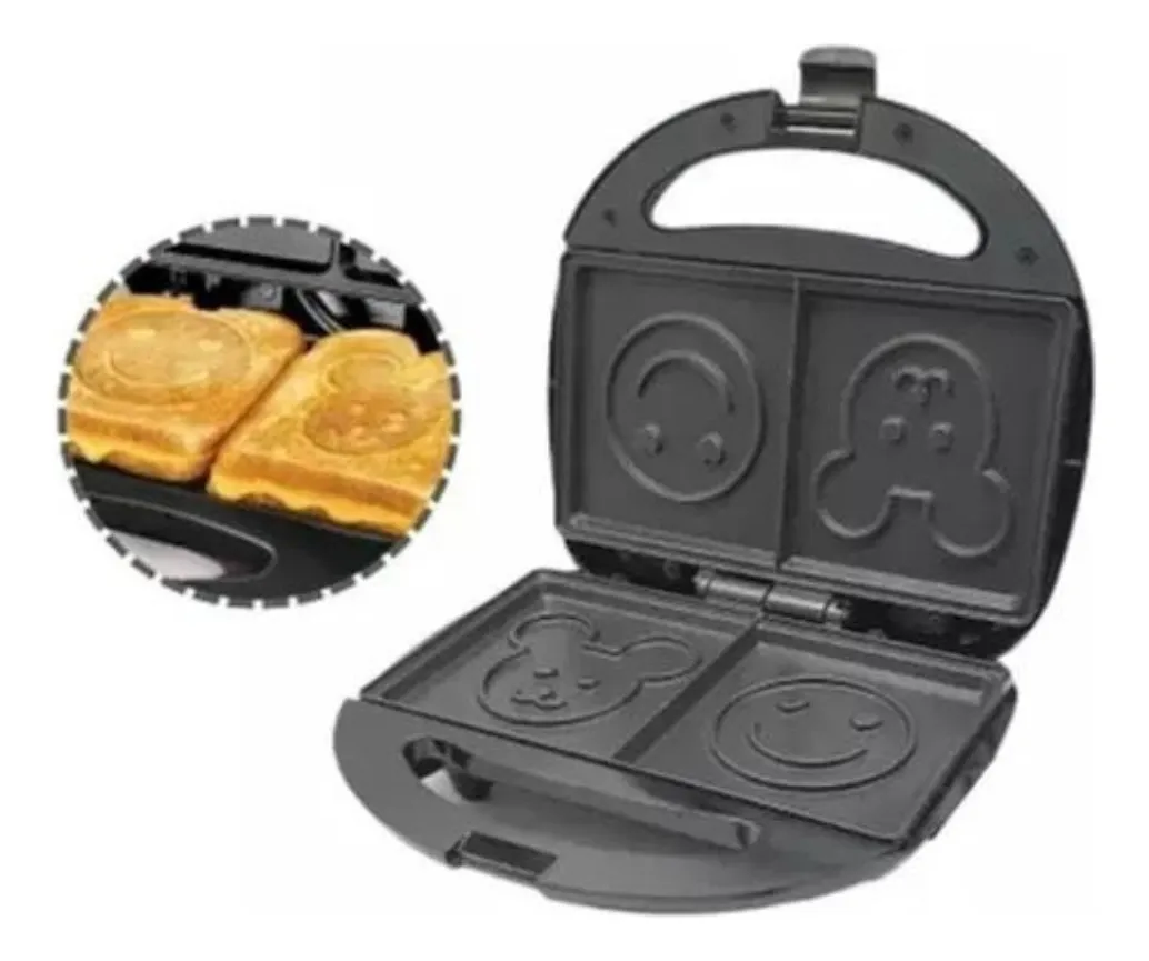 Tostadora Waflera Y Sandwichera Con Figuras Sokany Tostadora Waflera Y Sandwichera Con Figuras Sokany