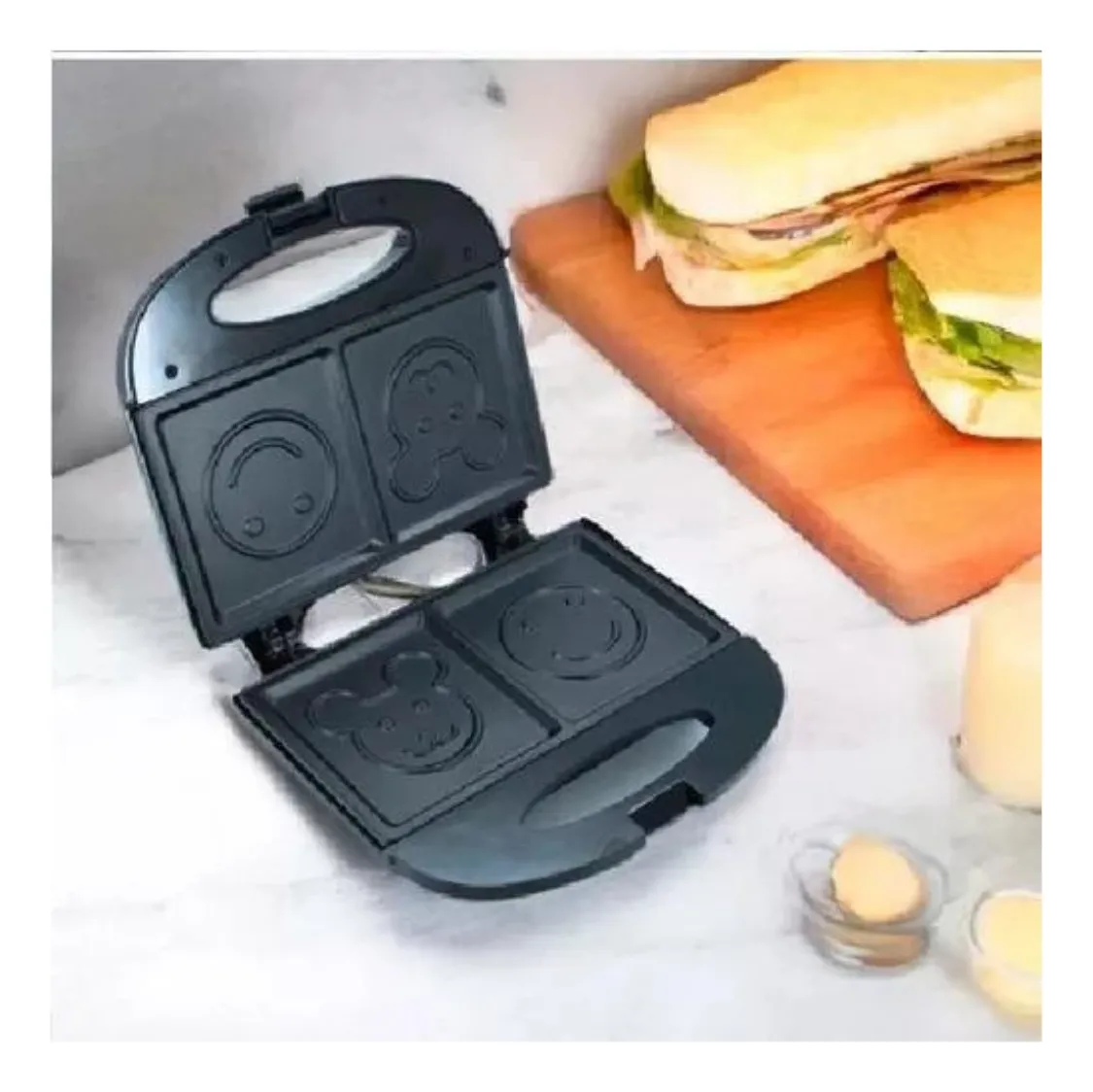 Tostadora Waflera Y Sandwichera Con Figuras Sokany Tostadora Waflera Y Sandwichera Con Figuras Sokany