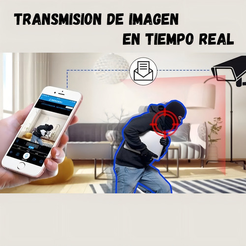 Cámara Ip Exterior Doble Lente Wifi Vision Nocturna 360 V380 Color Negro - Imagen 5